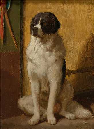 让·莱昂·杰罗姆(Jean-Léon Gérôme，法国) 油画-L\’attente