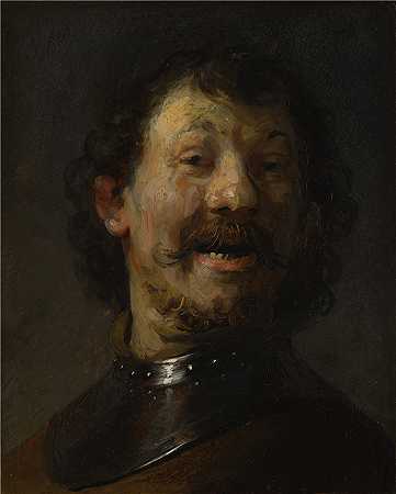 伦勃朗·范·瑞恩 (Rembrandt van Rijn，荷兰 ) 作品 – 爱笑的人（1629 – 1630）