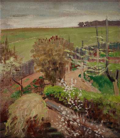 杰克·马尔切夫斯基(Jacek Malczewski，波兰画家)作品-田园春景（1903-1907）