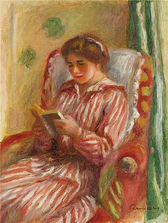 皮埃尔·奥古斯特·雷诺阿（Pierre-Auguste Renoir）-加布里埃尔·利森特 (1910)