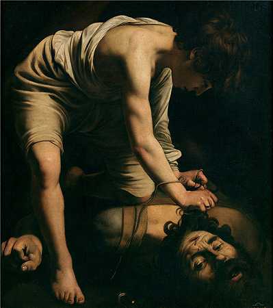 卡拉瓦乔（Caravaggio，意大利画家）-大卫和歌利亚 (1600)