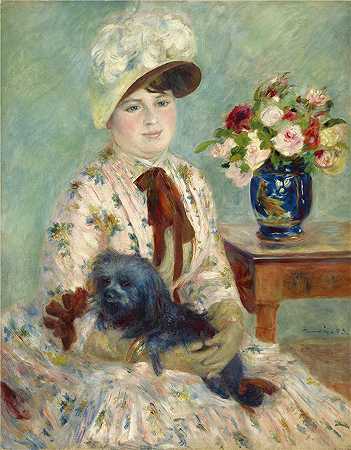 皮埃尔·奥古斯特·雷诺阿（Pierre-Auguste Renoir）-夏洛特·贝蒂尔夫人 (1883)