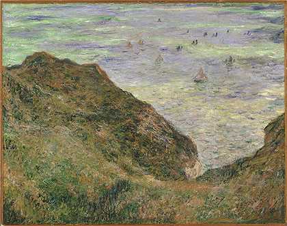 克洛德·莫奈（Claude Monet，法国画家）作品- 俯瞰大海 (1882)