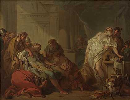 弗朗索瓦·布歇（François Boucher）-Meleager 之死（约 1727 年）