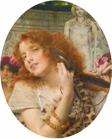 劳伦斯·阿尔玛·塔德玛（Lawrence Alma-Tadema，荷兰画家)作品–酒神