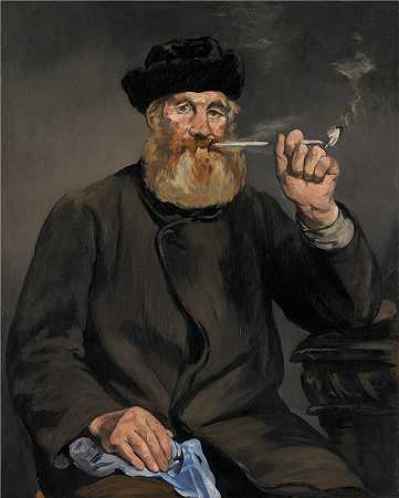 爱德华·马奈（Édouard Manet，法国画家）-吸烟者 (1866)