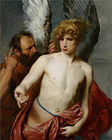 安东尼·范·戴克（Anthony van Dyck，比利时画家）作品-代达罗斯和伊卡洛斯
