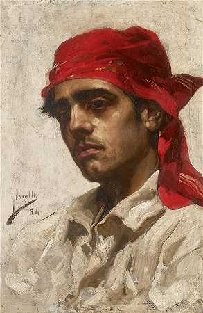 华金·索罗拉（Joaquin Sorolla，西班牙画家）作品-埃尔帕莱特 (1884)