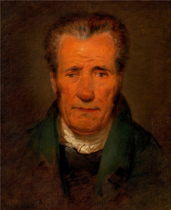 弗里德里希·冯·阿默林（Friedrich von Amerling，奥地利画家）作品 -Franz de Paula Amerling（艺术家的祖父）（1828 年）