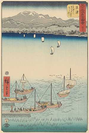 安藤广重（Andō Hiroshige，日本画家）作品-草津 (1855)