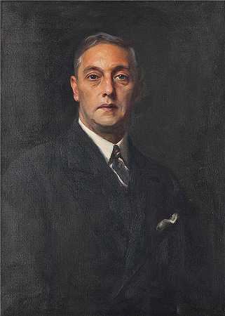 菲利普·亚历克修斯·德·拉斯洛 (Philip Alexius de László，匈牙利画家)作品-Norman Louis Cappel Esq. 的肖像，（1933 年）