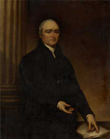 约翰·特朗布尔（John Trumbull，美国画家）-蒂莫西·德怀特 (1817)