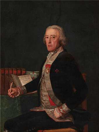 弗朗西斯科·德·戈雅 （Francisco de Goya y Lucientes，西班牙画家）作品-Félix Colón de Larriátegui 的肖像（1794 年）