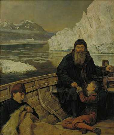 约翰·科利尔（ John Collier,英国画家）-(亨利·哈德森的最后一次航行 (1881))