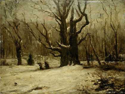 古斯塔夫·库尔贝（Gustave Courbet，法国画家）-(冬季景观（1850-1877）)