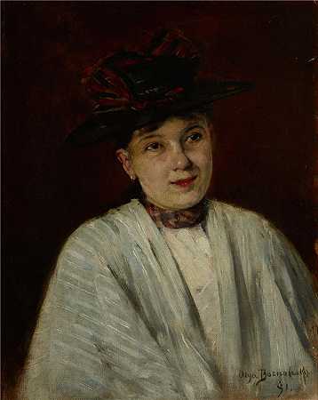 奥尔加·博兹南斯卡 (Olga Boznańska，波兰画家)-快乐的巴兹卡 (1891)