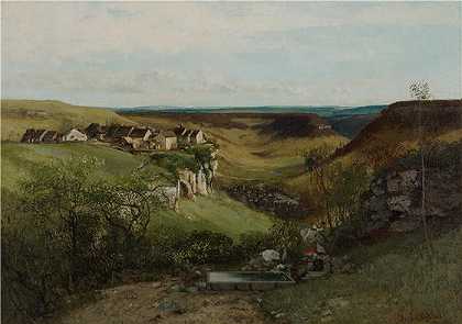 古斯塔夫·库尔贝（Gustave Courbet，法国画家）-(奥尔南城堡 (1855))