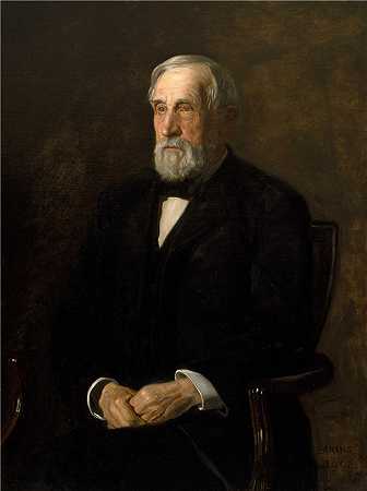 托马斯·埃金斯 (Thomas Eakins，美国画家)作品-(John B. Gest 的肖像)