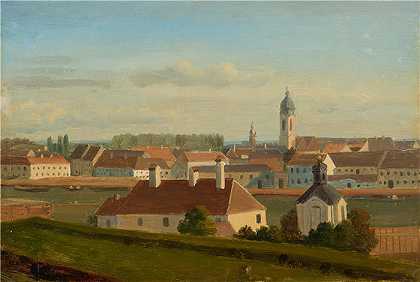 约翰·彼得·克拉夫特 (Johann Peter Krafft，奥地利画家) 作品-(从多瑙河到利奥波德施塔特 (1812))