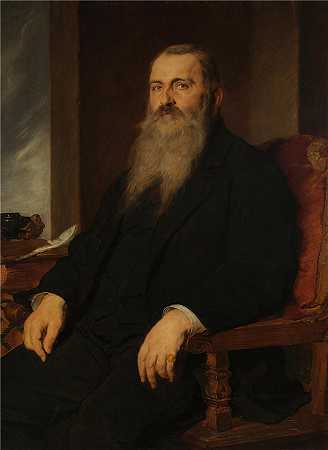 汉斯·卡农(Hans Canon，奥地利画家)-作家艾默里奇·兰佐尼 (Emmerich Ranzoni) (1885.Jpg)