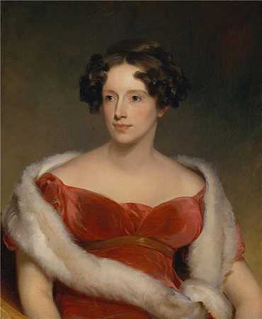 托马斯·萨利 (Thomas Sully，美国画家)-(约翰·比德尔夫人 (Eliza Falconer Bradish) (1818))