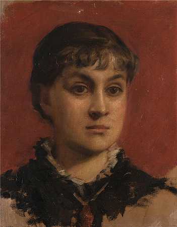 莱昂·弗朗索瓦·科梅尔（Léon François Comerre，法国画家）-(杰奎琳·科梅尔-帕顿肖像（1881 年）)