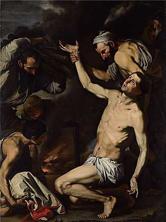 胡塞佩·德·里贝拉（Jusepe de Ribera，西班牙画家）-(圣劳伦斯殉难)