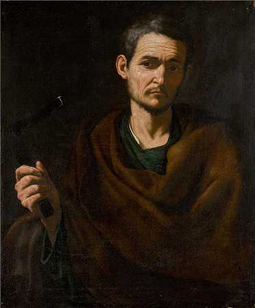 胡塞佩·德·里贝拉（Jusepe de Ribera，西班牙画家）-(圣菲利普，半身，手持十字架)