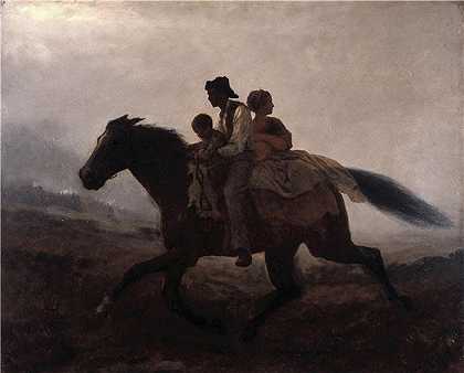 伊士曼·约翰逊（Eastman Johnson，美国画家）-(自由之旅（约 1862 年）)