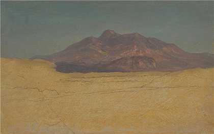 弗雷德里克·埃德温·丘奇（Frederic Edwin Church，美国画家）-(山景 (1868))