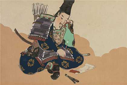 神坂雪佳(Kamisaka Sekka，日本画家)-(平之忠德 (Tadanori) (1909-1910))