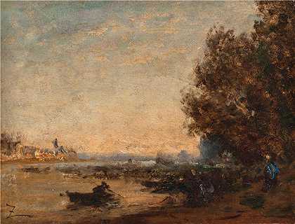 费利克斯·齐姆（Félix Ziem，法国画家）-(微粒（1850-1860）)