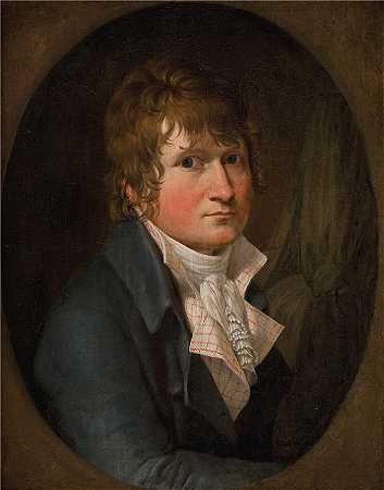 克里斯托弗·威廉·埃克斯伯格（Christoffer Wilhelm Eckersberg，丹麦画家）-自画像 (1806 – 1809)
