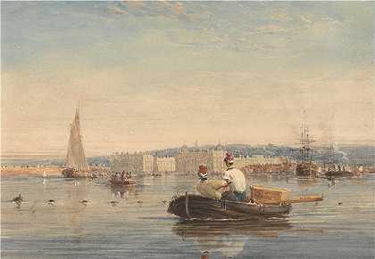 大卫·考克斯（David Cox，英国画家）-(格林威治（1820 年代）)