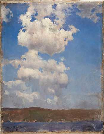 埃罗·杰内费尔特（Eero Järnefelt，芬兰画家）-(云研究 (1893))