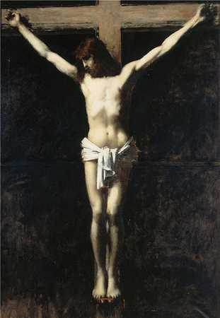 让-雅克·亨纳 (Jean-Jacques Henner，法国画家)-(十字路口基督 (1889-1892))