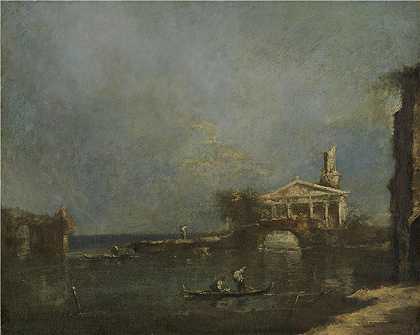 弗朗切斯科·瓜迪（Francesco Guardi，意大利画家)-(威尼斯附近的泻湖 (1740 – 1800))