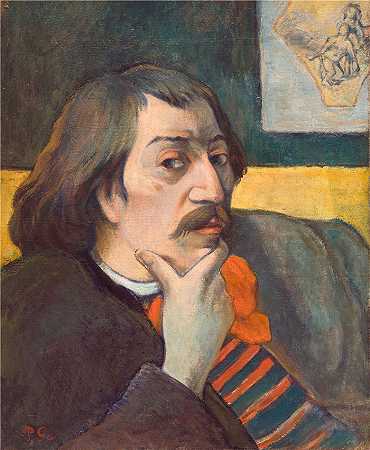 保罗·高更（Paul Gauguin，法国画家）-(自画像（约 1893 年）)