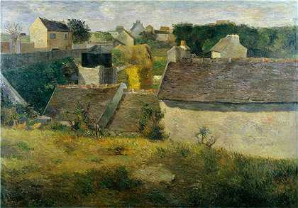 保罗·高更（Paul Gauguin，法国画家）-(Vaugirard 的房屋)