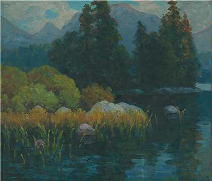 ĽudovítČordák（匈牙利画家）-(风景（1925–1930）)