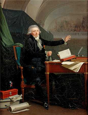 路易·莱奥波德·博伊（Louis Léopold Boilly，法国画家）-(Jan Anthony d\’Averhoult 的肖像（1756-1792）)