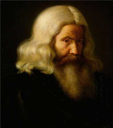 阿道夫·泰德曼（ Adolph Tidemand，挪威画家）-(一个老人的研究（1837）)