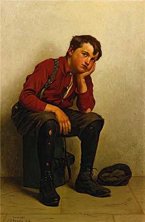 约翰·乔治·布朗（John George Brown，美国画家）-(生意平淡（约 1890-1900 年）)