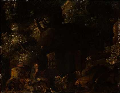 扬·布鲁格赫尔（ Jan Brueghel The Elder,意大利画家）-(圣安东尼的诱惑(1))