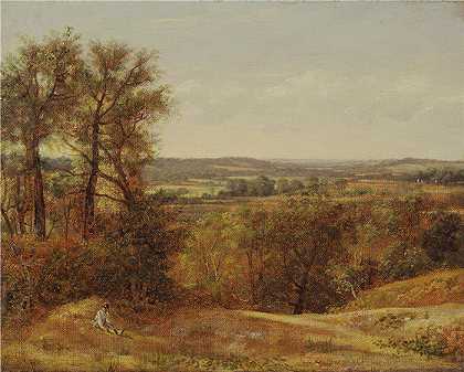 约翰·康斯特布尔（John Constable，英国画家）-(戴德姆谷 (1802))