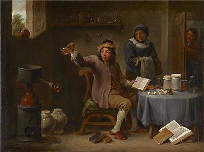大卫·特尼尔斯（David Teniers the Younger，比利时画家）-(协商会（约 1660 年）)