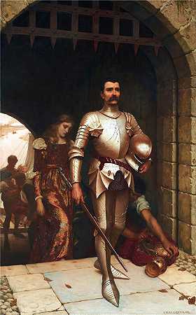 埃德蒙·布莱尔·莱顿（Edmund Blair Leighton，英国画家）-(征服 (1884))