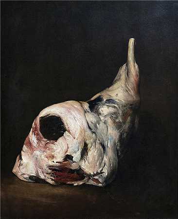 奥古斯丁·泰奥杜勒·里博特（Augustin Théodule Ribot，法国画家 ）-(一条腿)