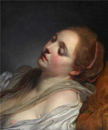 让-巴蒂斯特·格鲁兹（Jean-Baptiste Greuze，法国画家）-(梦想家（约 1765–1769 年）)