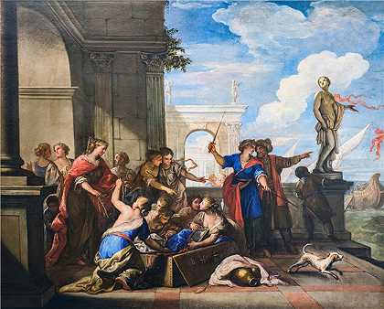 尼科洛·班比尼 （Niccolò Bambini，意大利画家）-阿喀琉斯和莱科梅德斯的女儿们（超）